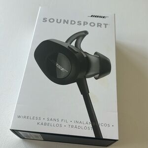 Bose soundsport wireless headphones. Used once.
